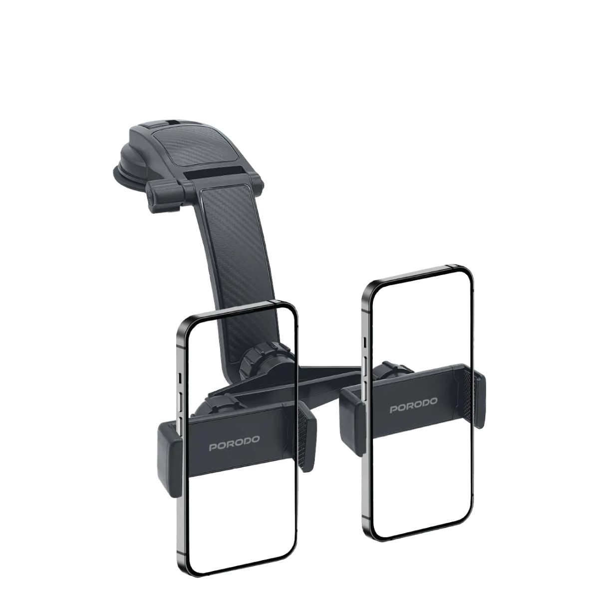 Porodo 360° Rotatable Car Phone Holder