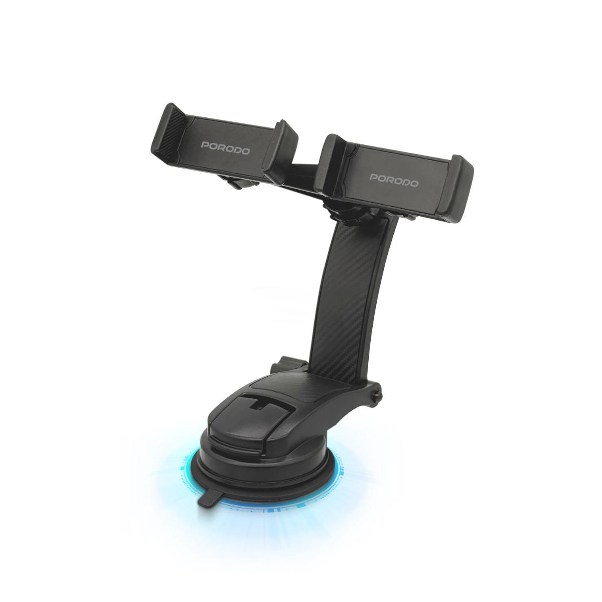 Porodo 360° Rotatable Car Phone Holder