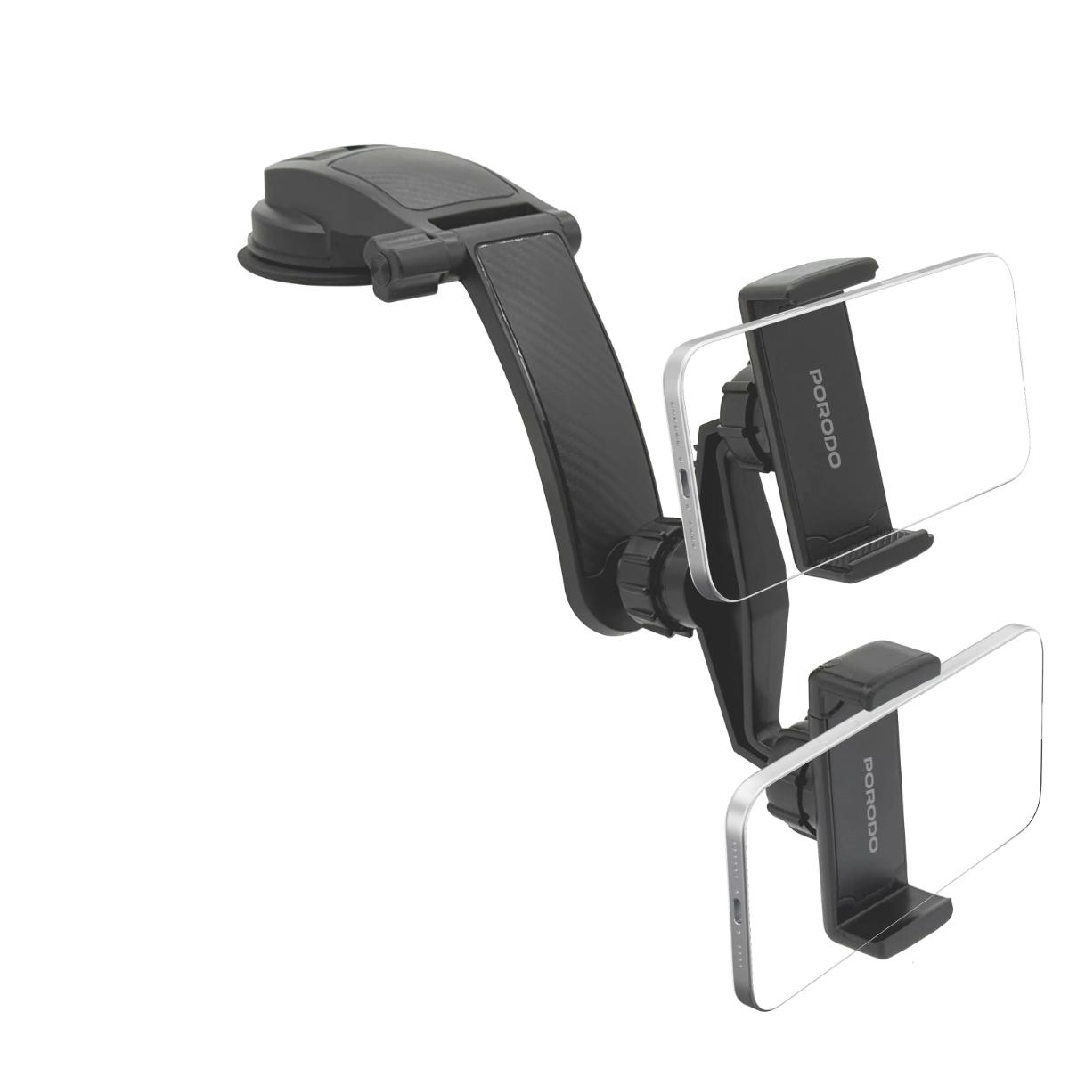 Porodo 360° Rotatable Car Phone Holder