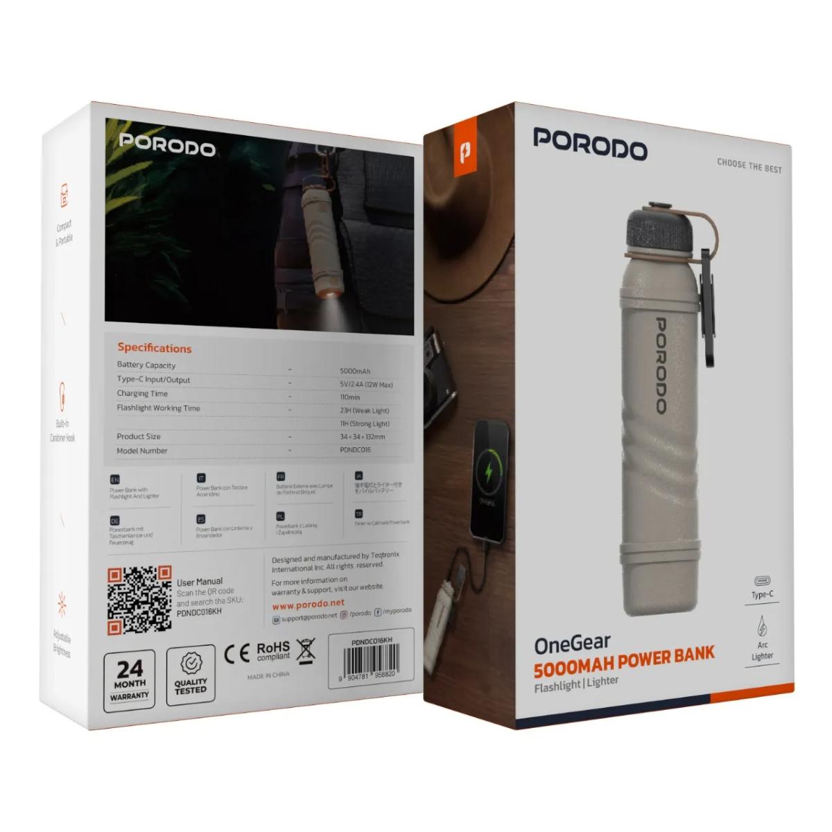 Porodo One Gear 5000mAh Power Bank