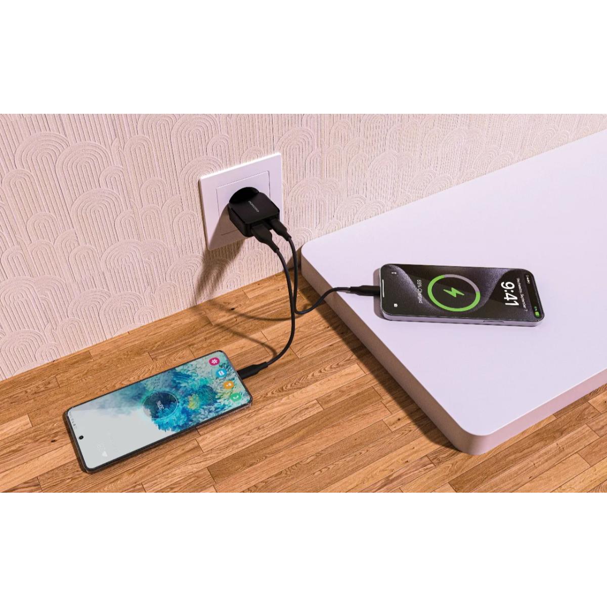 Porodo Dual-Port Mini Wall Charger PD 20W