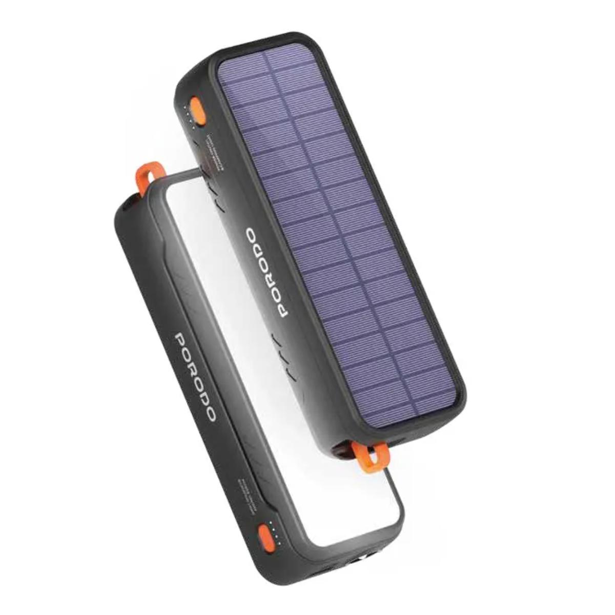 Porodo Solar-Powered 20000mAh Power Bank