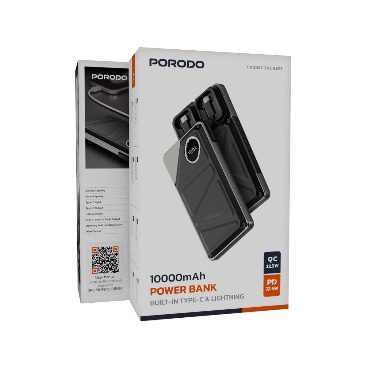Porodo 10000mAh Fast Charging Power Bank