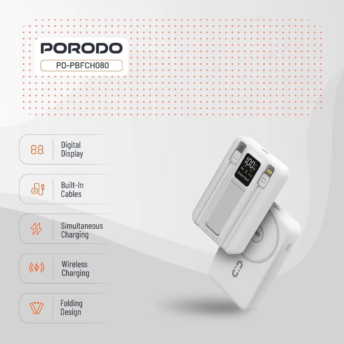 Porodo 10000mAh MagSafe Power Bank