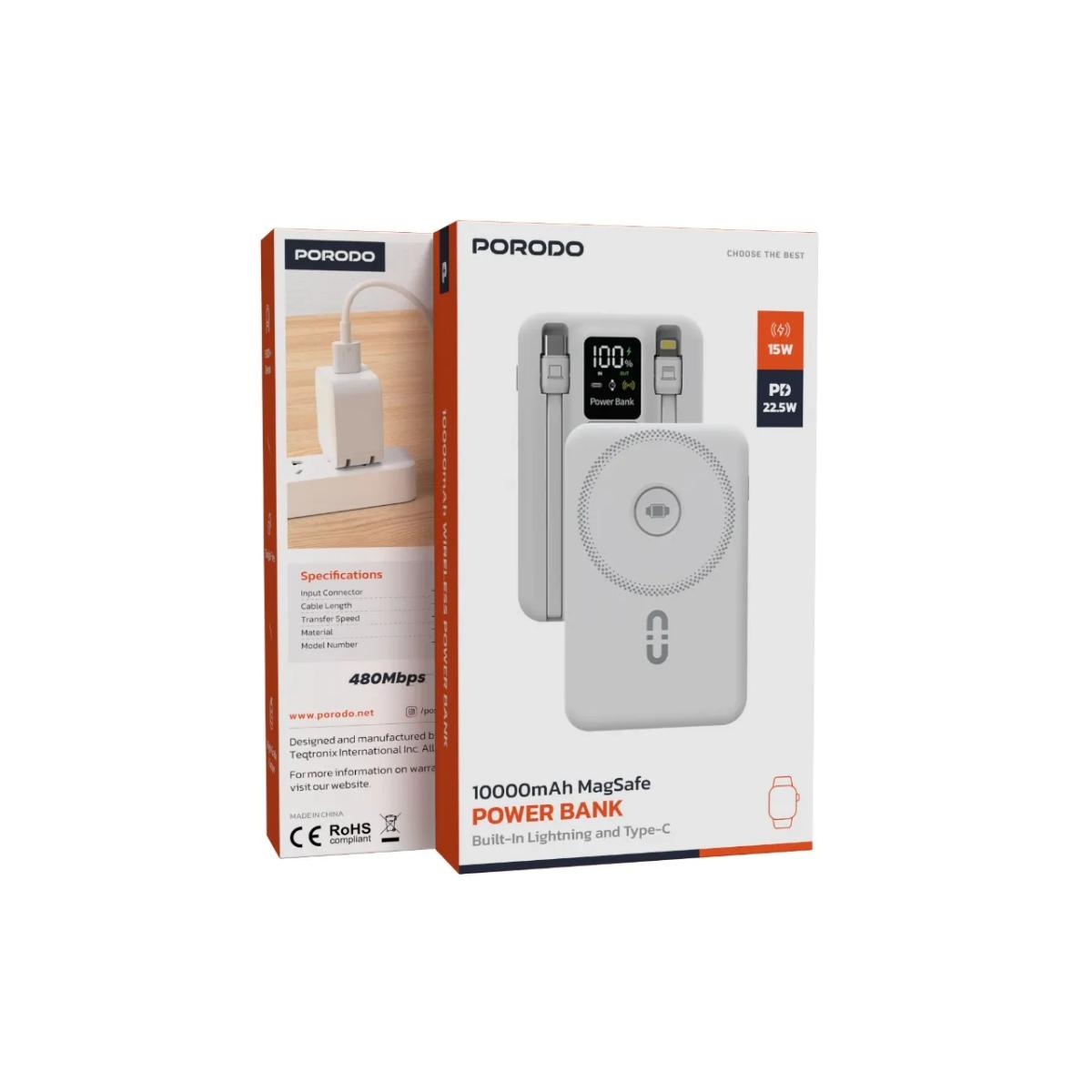 Porodo 10000mAh MagSafe Power Bank
