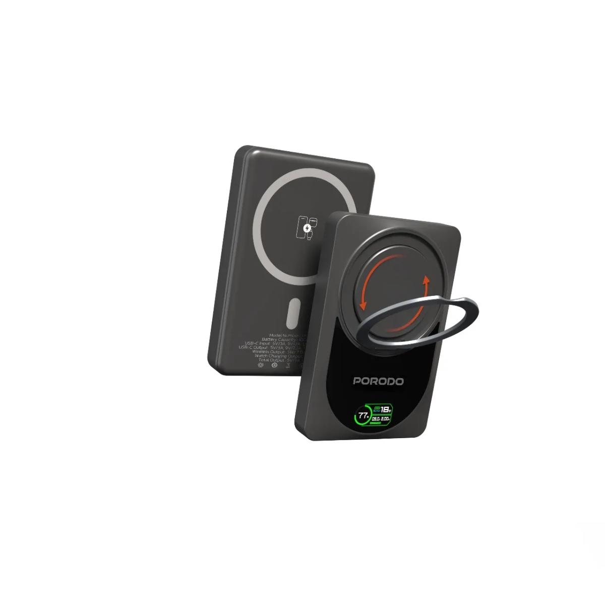 Porodo 10000mAh Qi2 Wireless Power Bank