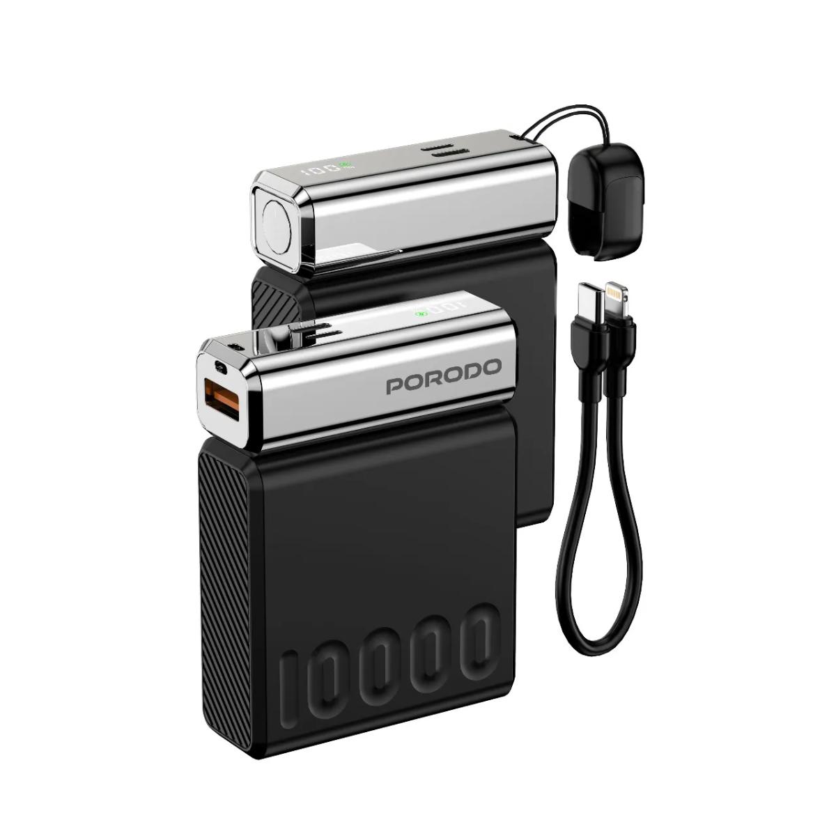 Porodo Chrome Volt 10000 mAh Power Bank