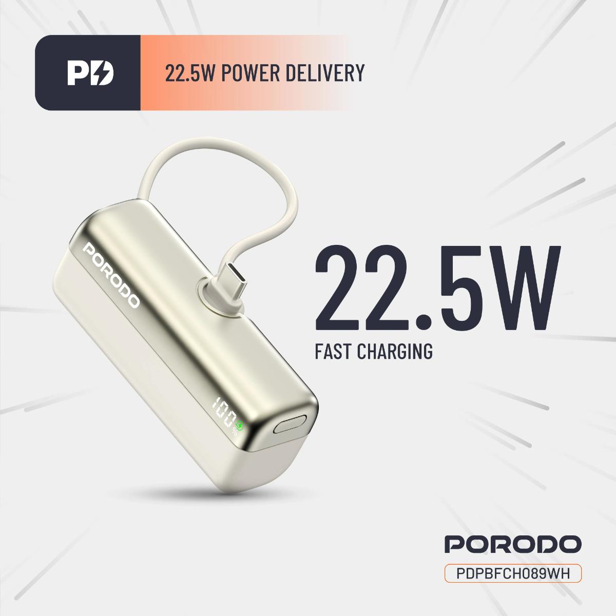 Porodo Pocket Volt 5000mAh Power Bank