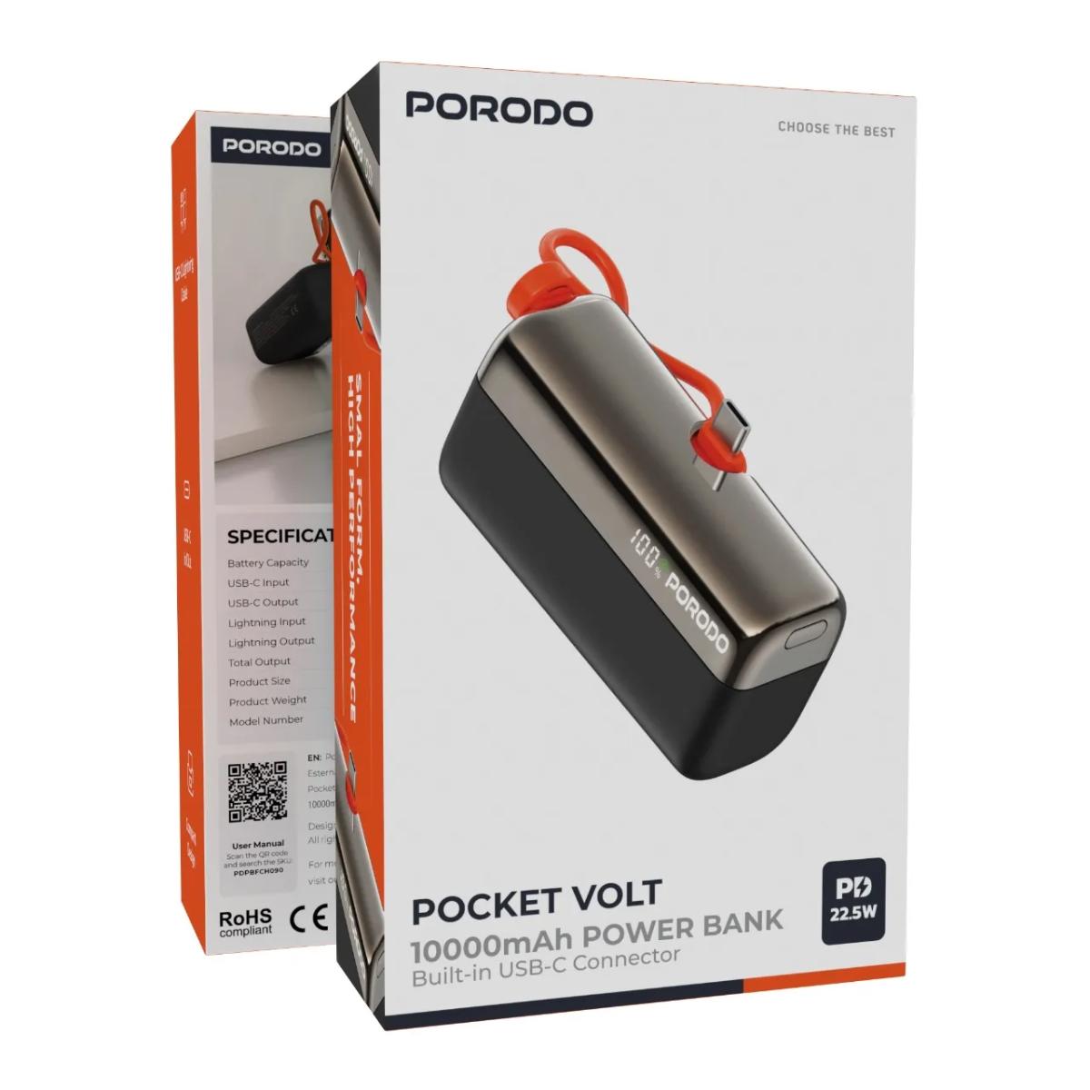 Porodo Pocket Volt 10000 mAh Power Bank