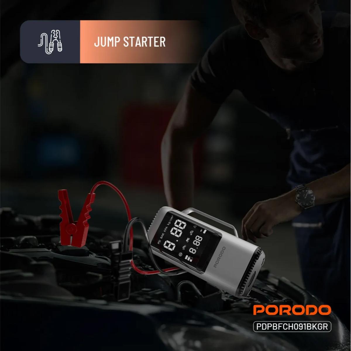 Porodo 6-in-1 Emergency Car Power Tool