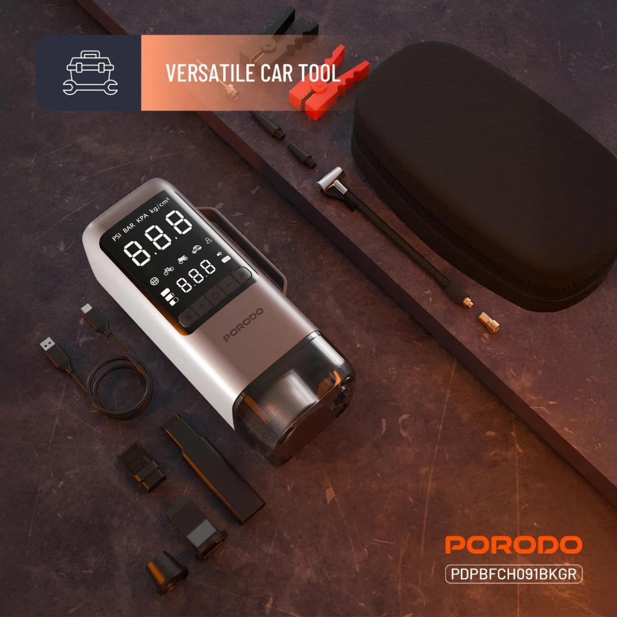 Porodo 6-in-1 Emergency Car Power Tool