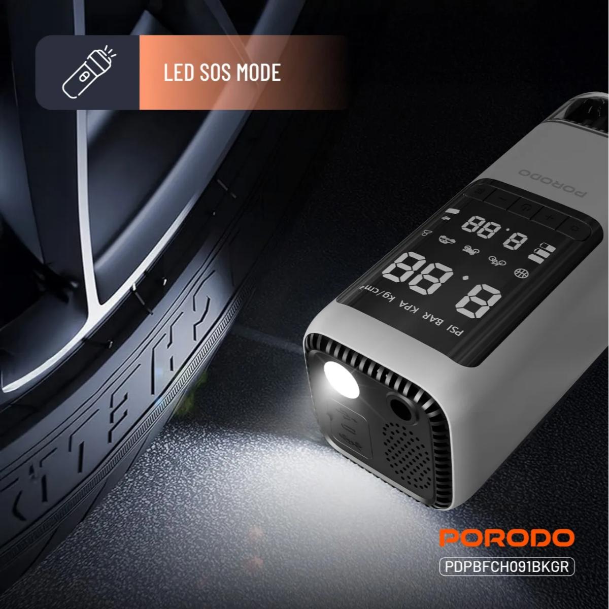 Porodo 6-in-1 Emergency Car Power Tool