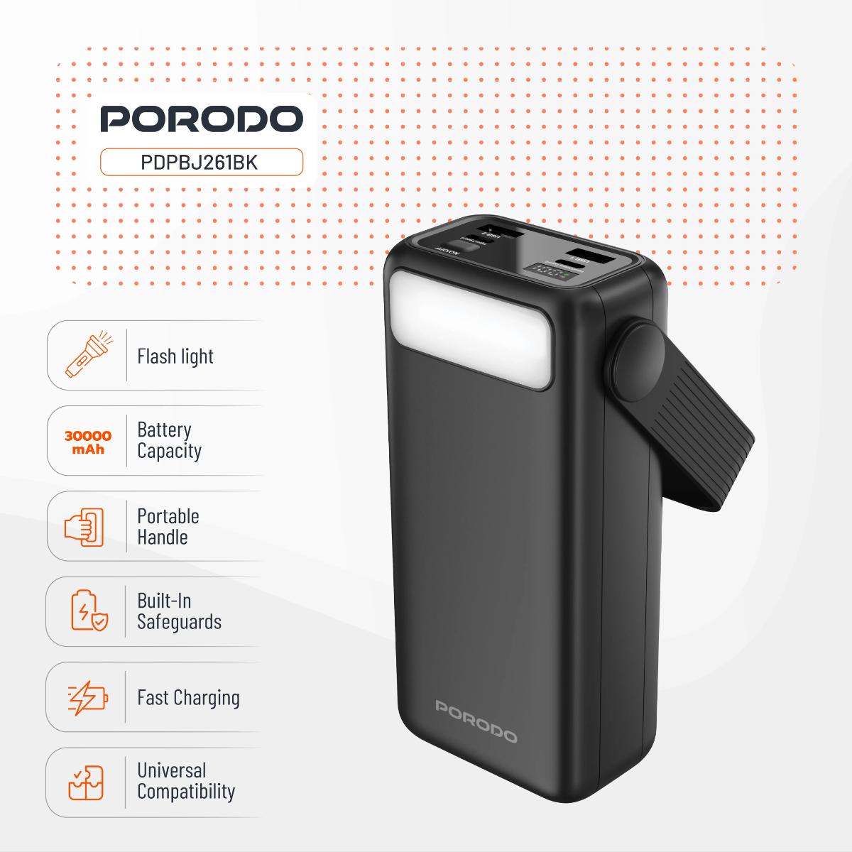 Porodo Lara 30000mAh Power Bank