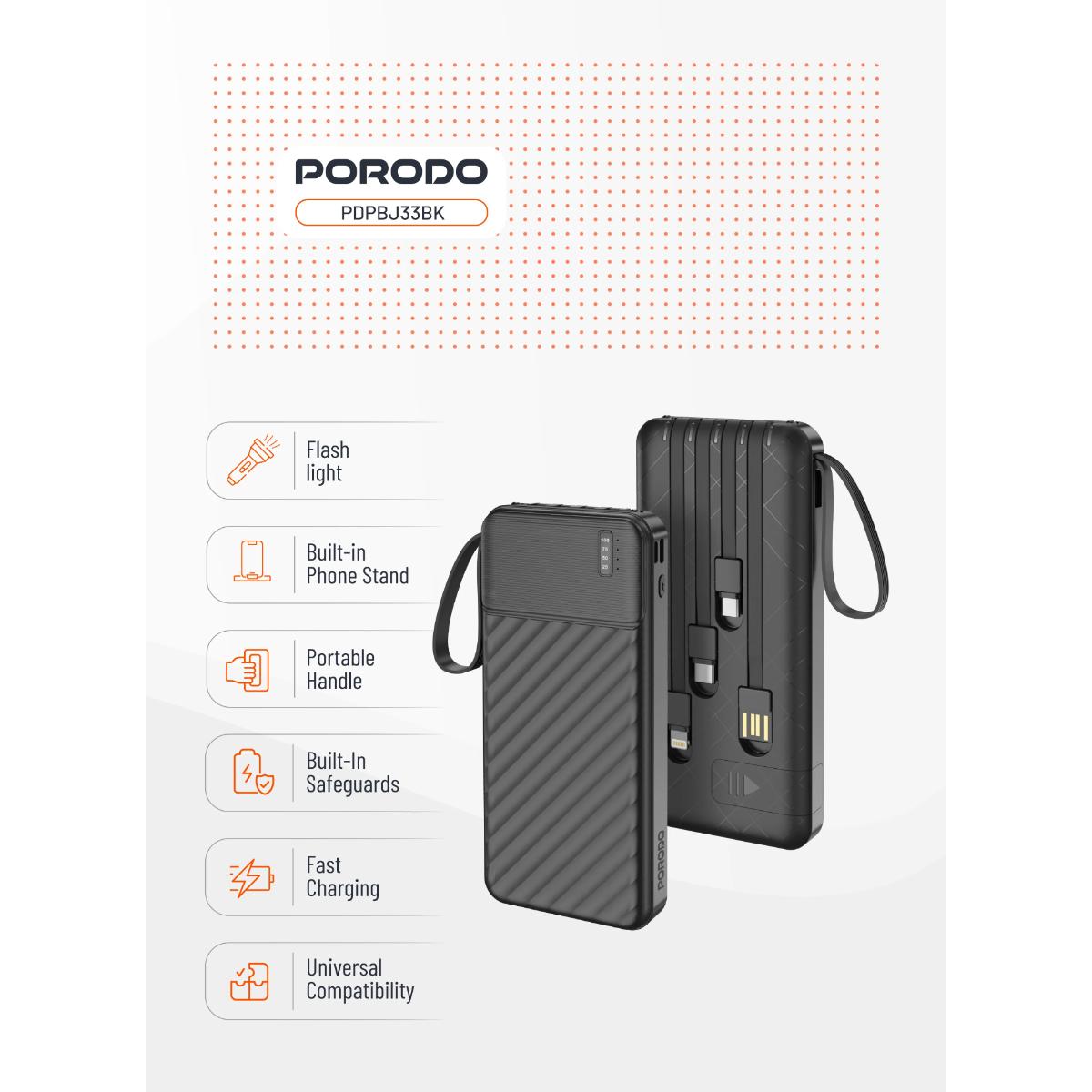 Porodo Piano 10000mAh Power Bank