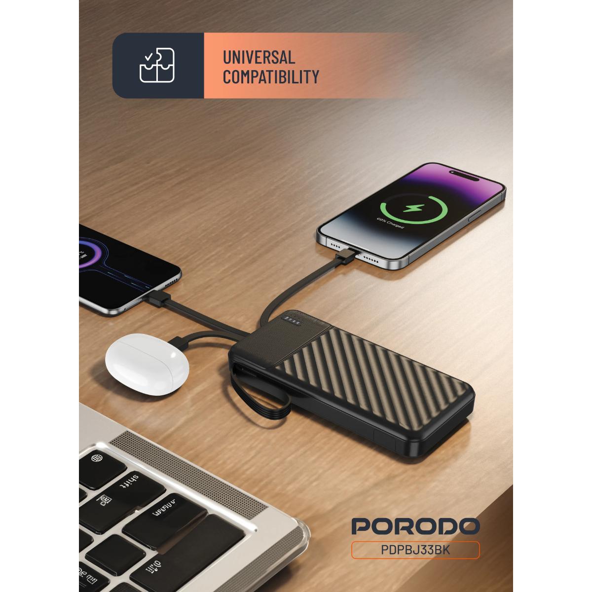 Porodo Piano 10000mAh Power Bank