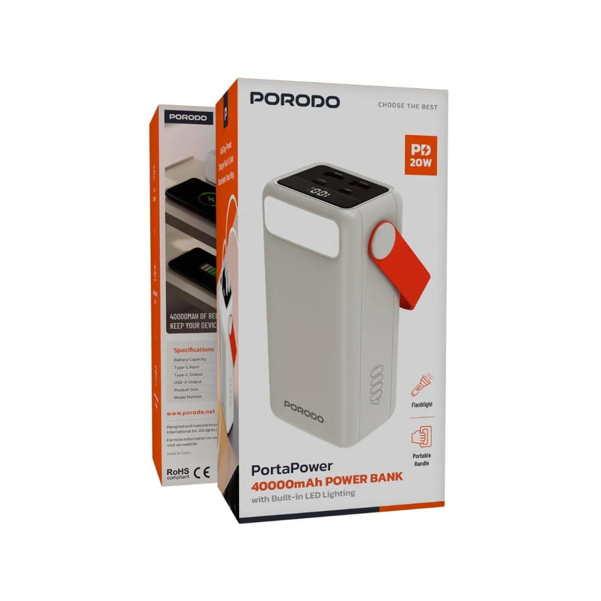 Porodo PortaPower 40000mAh Power Bank
