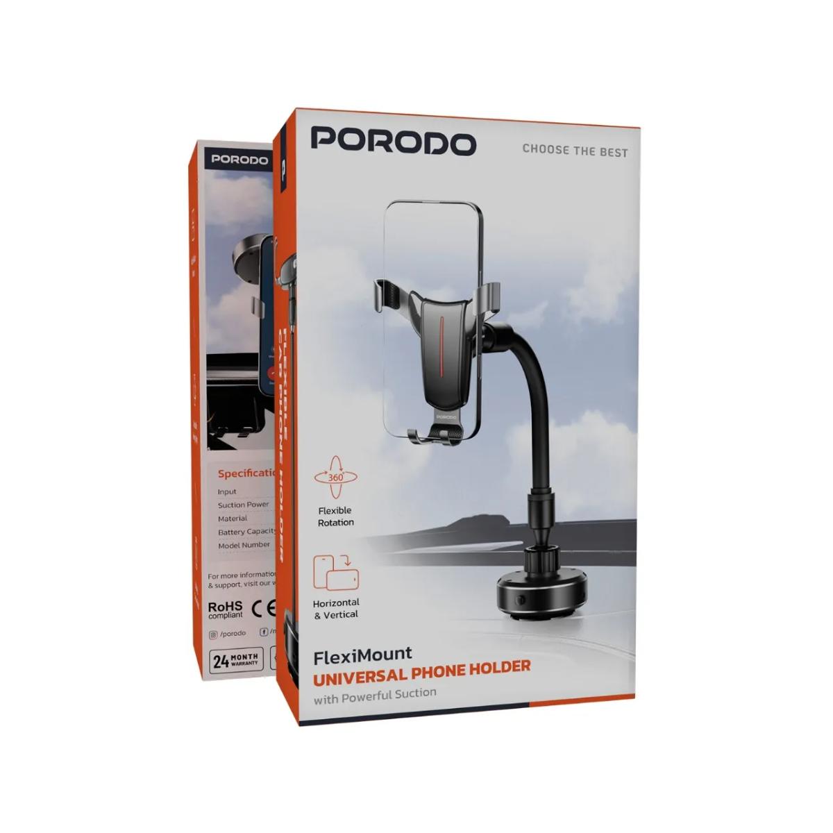 Porodo FlexiMount Universal Phone Holder
