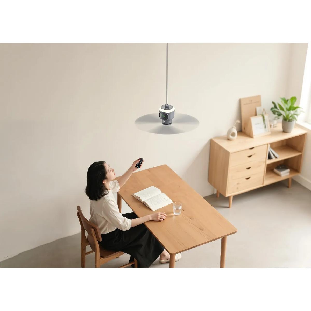 Porodo 12000mAh Rechargeable Camping Ceiling Fan