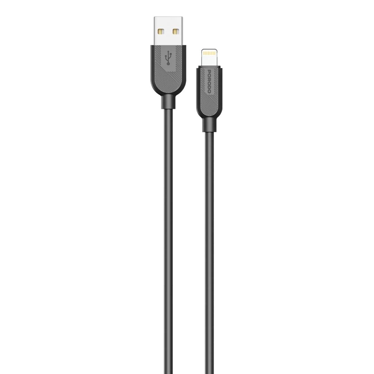 Porodo Silicone Cable USB-A To Lightning Cable
