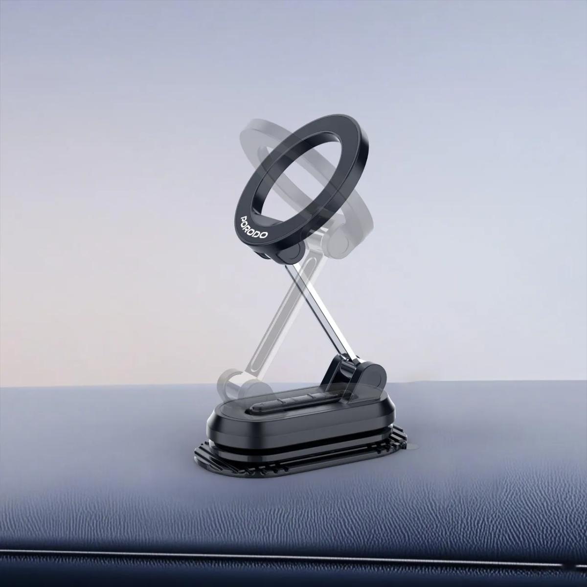 Porodo GripFold MagSafe Rotatable Car Mount