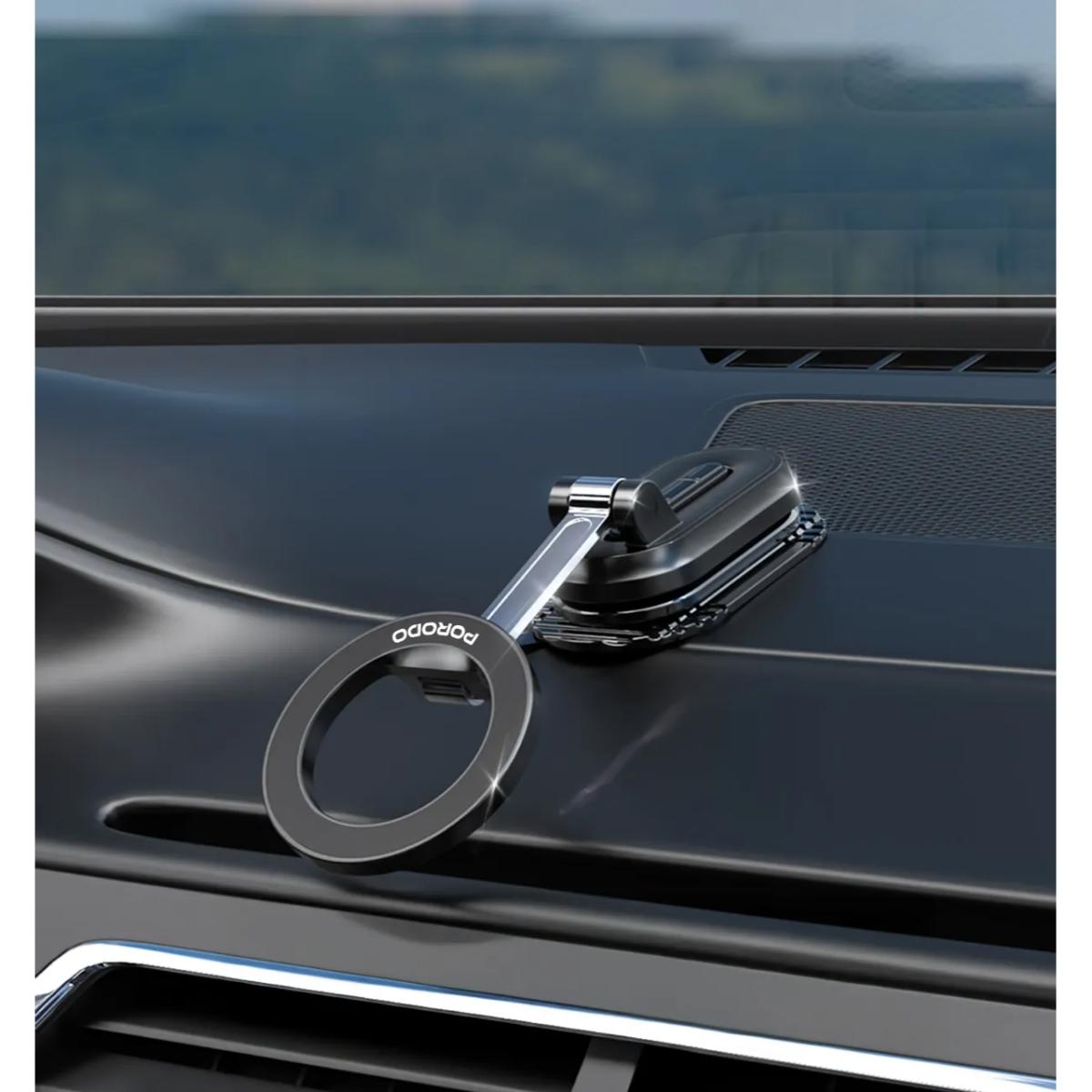 Porodo GripFold MagSafe Rotatable Car Mount