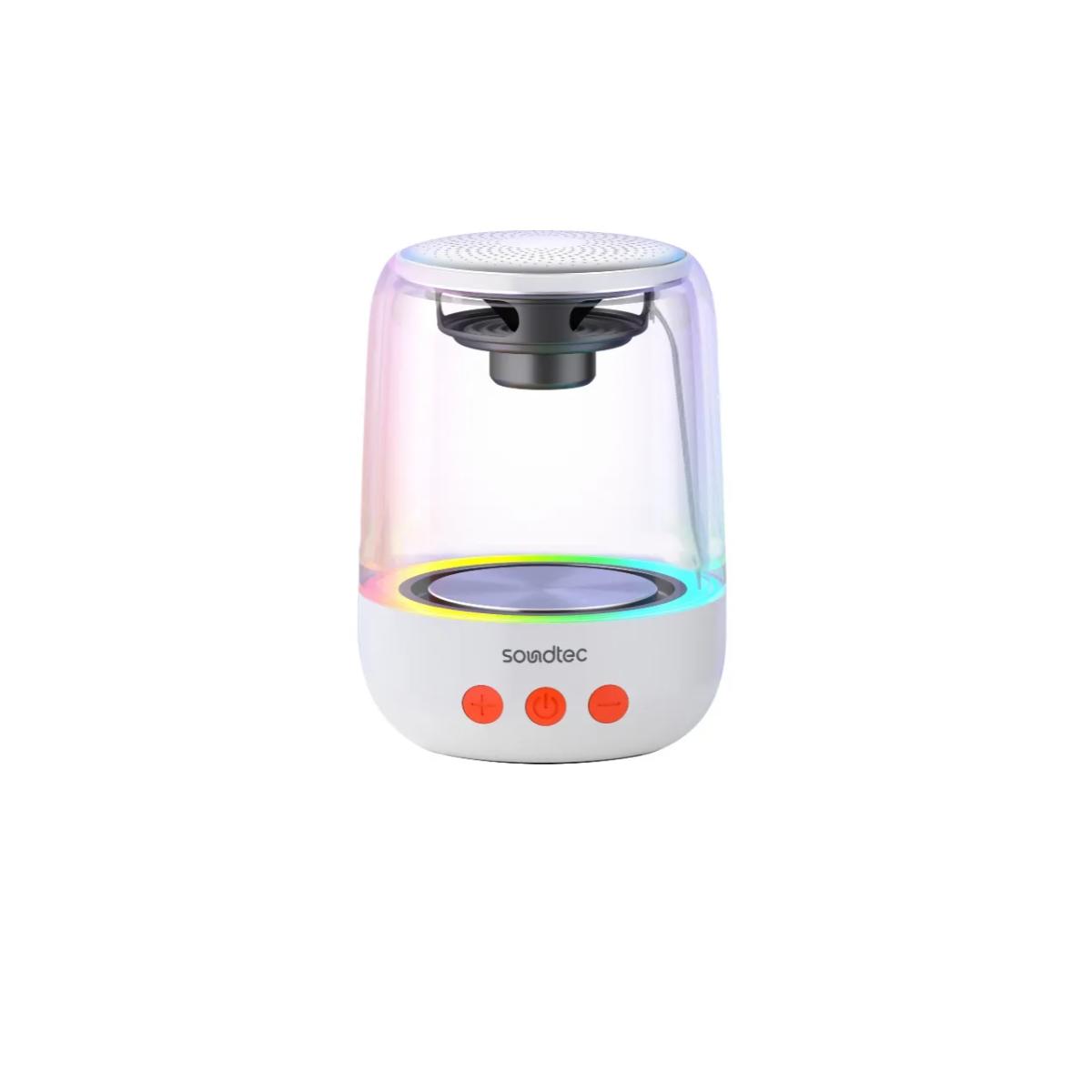 Porodo Crystal-Glow Mini Bluetooth Speaker