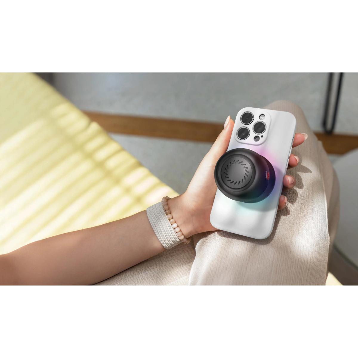 Porodo  Snap Vibe Magnetic RGB Mini Speaker