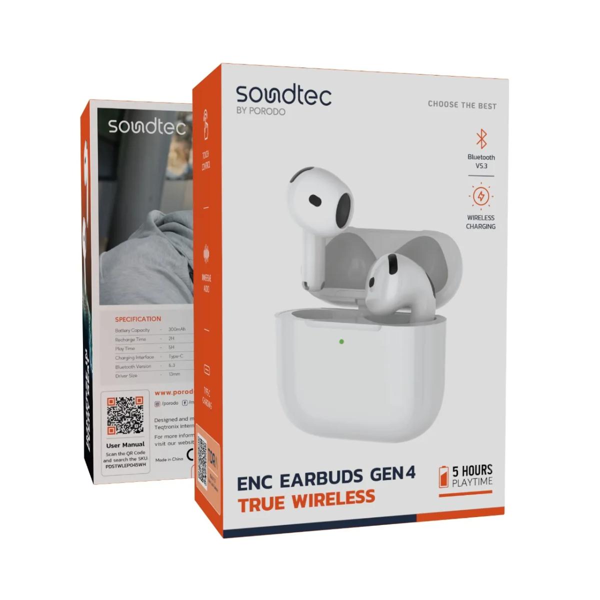 Porodo Soundtec Earbuds Gen 4