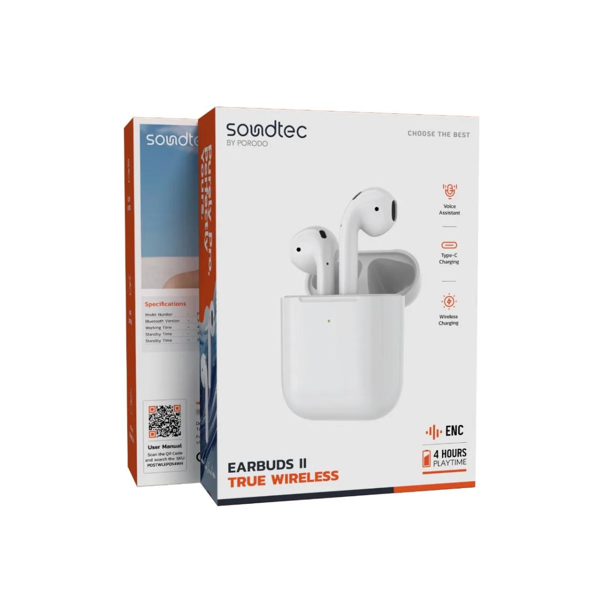 Porodo Soundtec ENC Earbuds II True Wireless