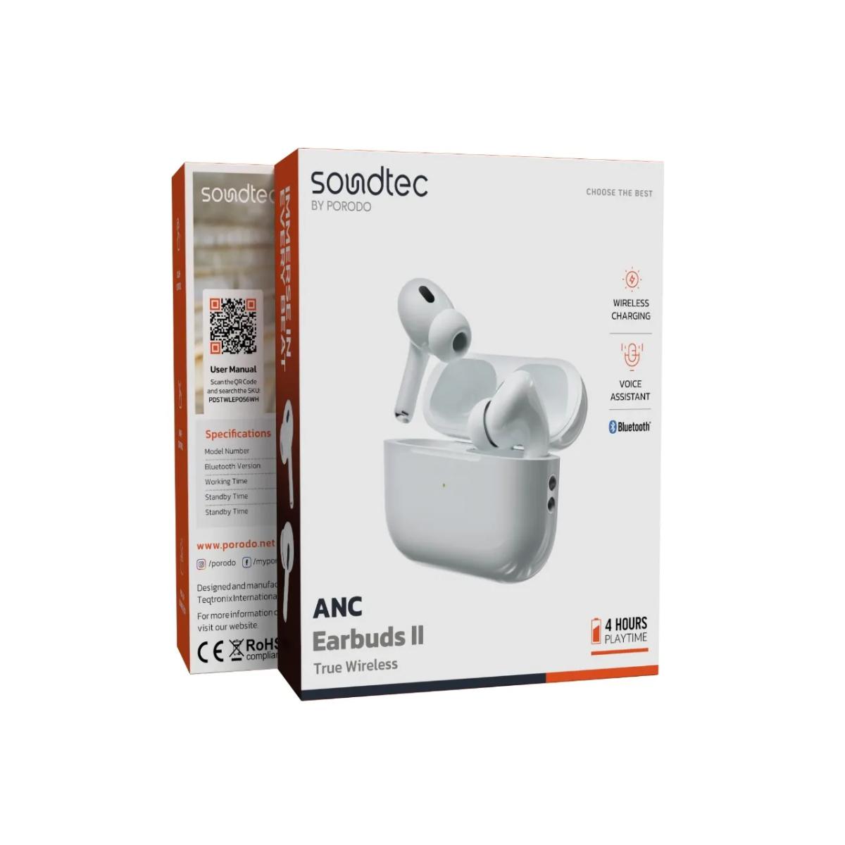 Porodo Soundtec ANC Earbuds Pro II True Wireless