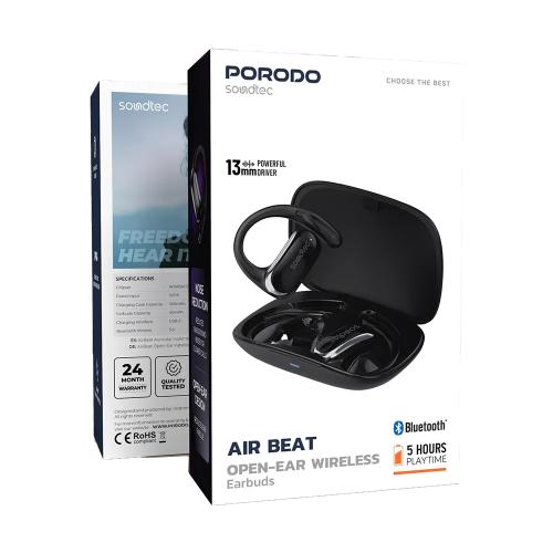 Porodo Soundtec Air Beat Open-Ear Wireless Earbuds