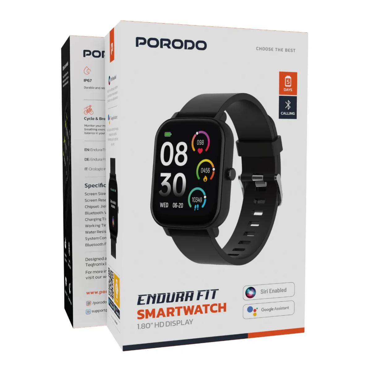 Porodo Endura Fit Smart Watch