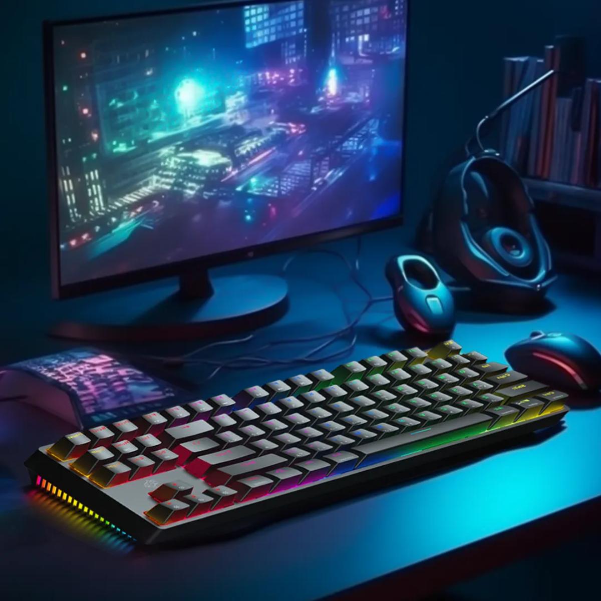 Porodo Gaming TKL 3-in-1 Wireless Mechanical Keyboard