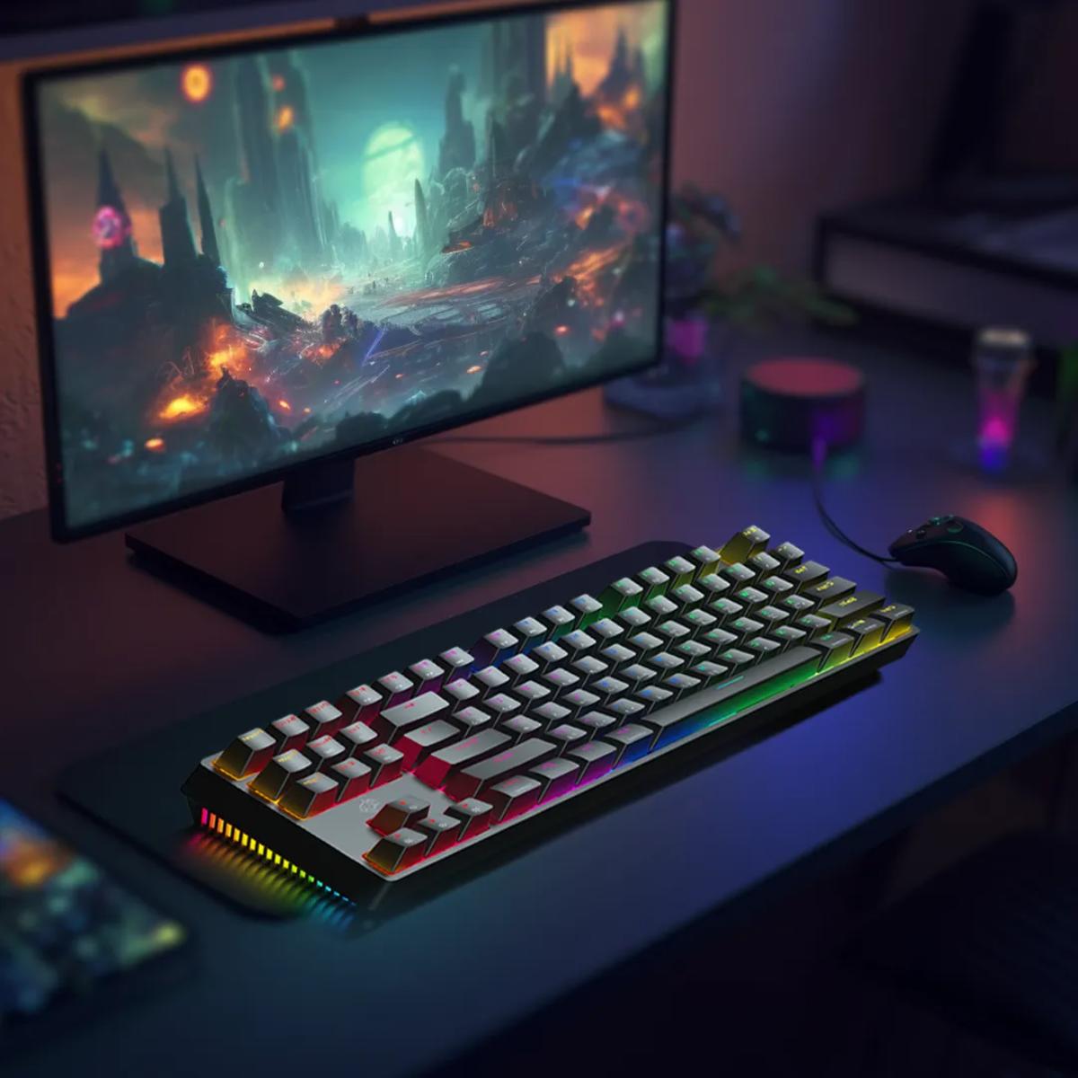 Porodo Gaming TKL 3-in-1 Wireless Mechanical Keyboard