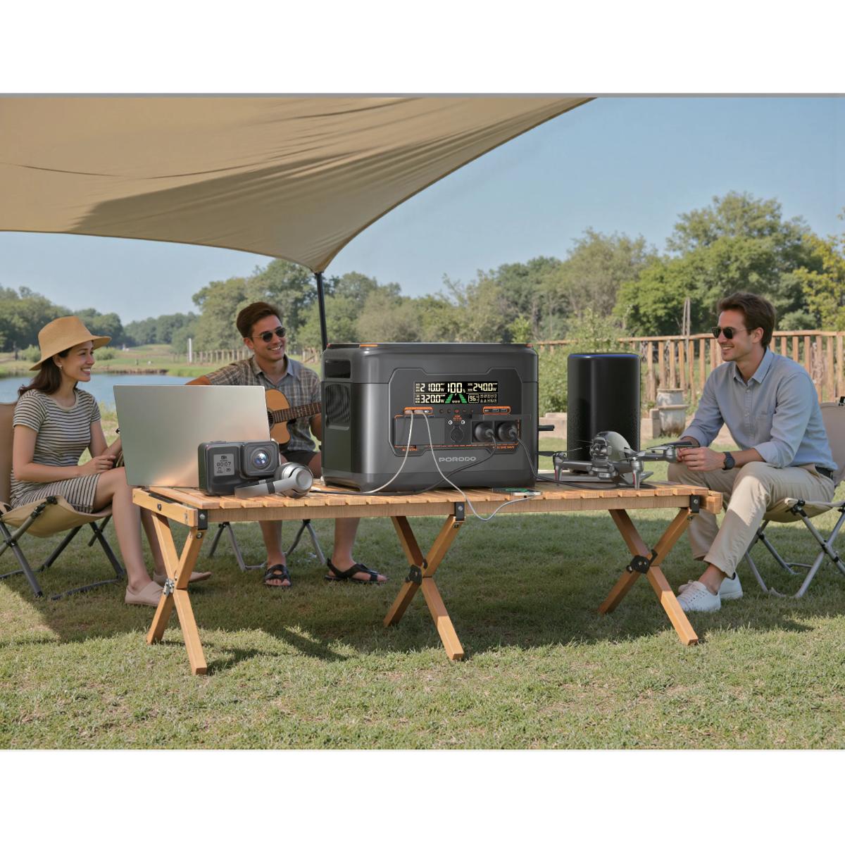 Porodo 2400W Forcebase Portable Power Station