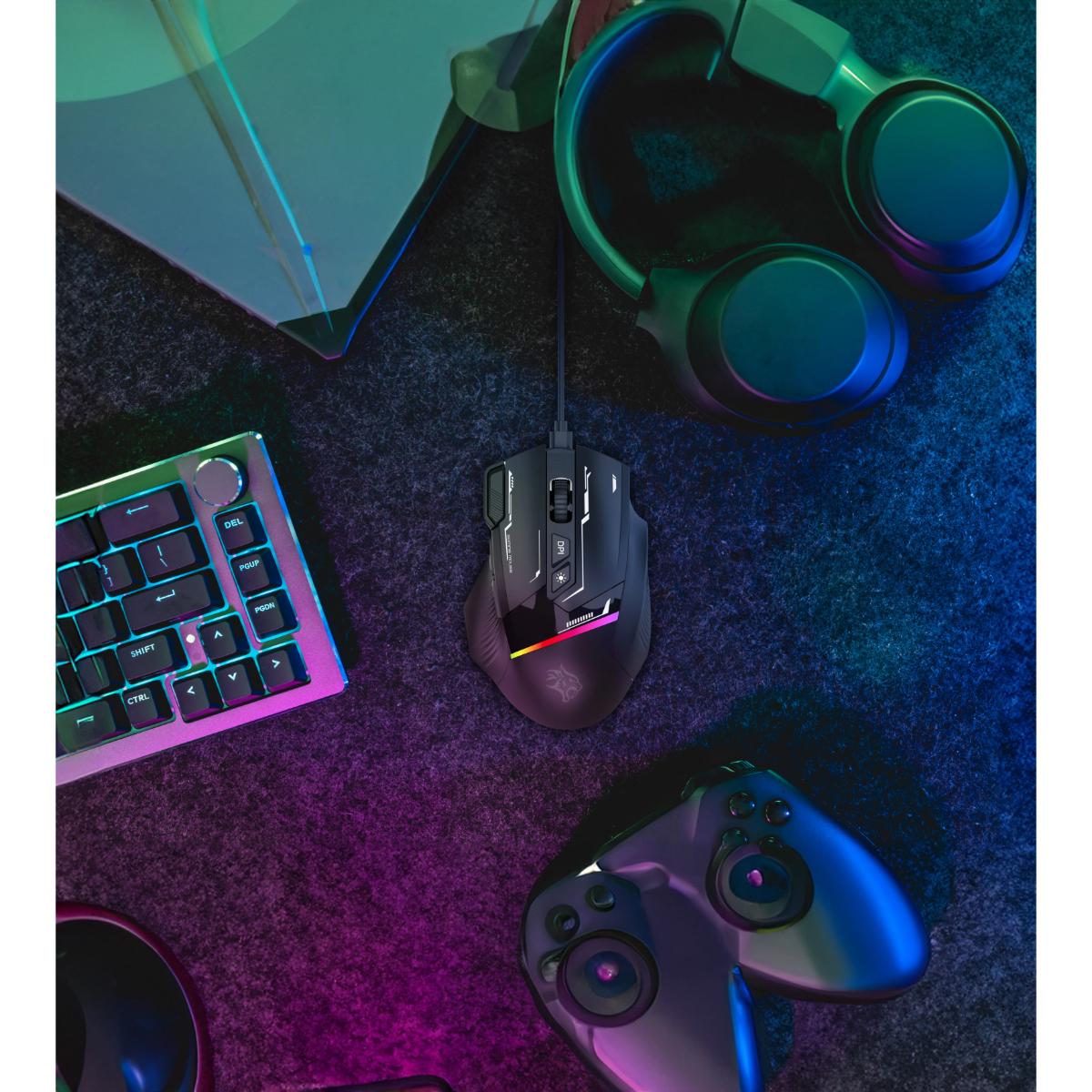 Porodo RGB Gaming Mouse (7200 DPI)