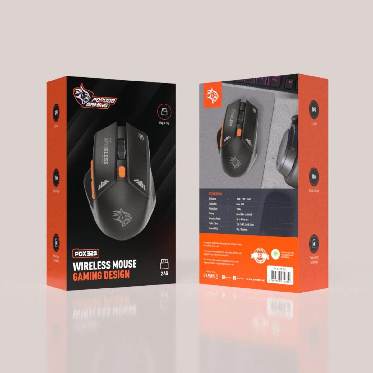 Porodo Gaming Wireless Mouse