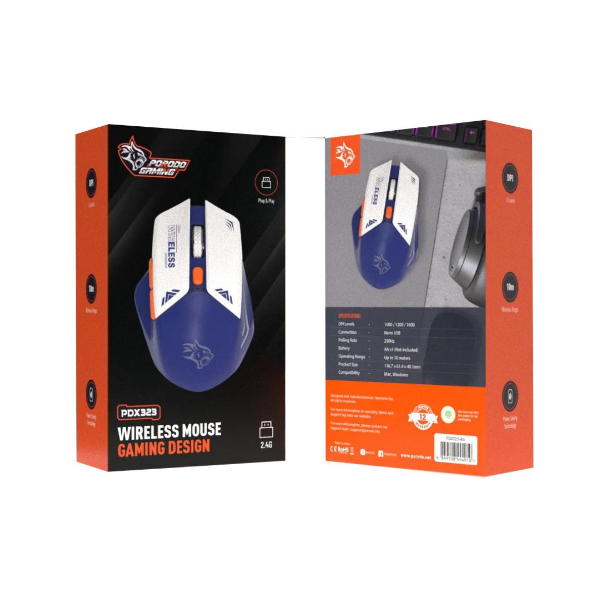 Porodo Gaming Wireless Mouse