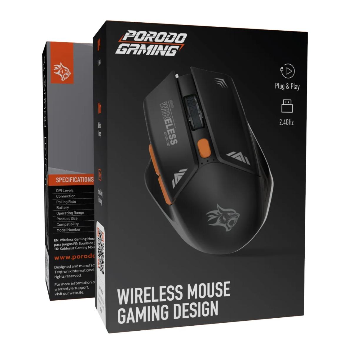 Porodo Gaming Wireless Mouse
