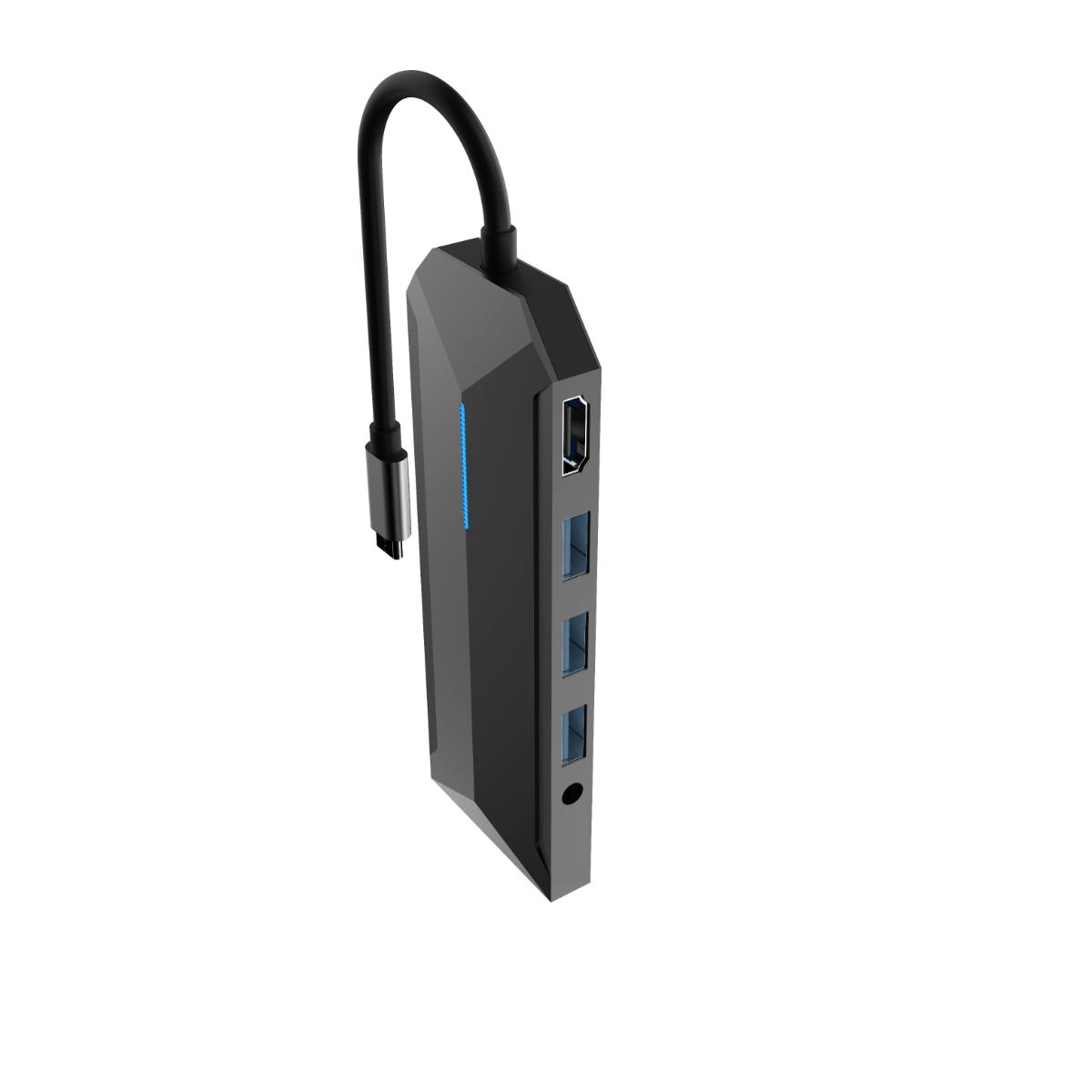 Porodo 9-in-1 USB-C Gaming Hub