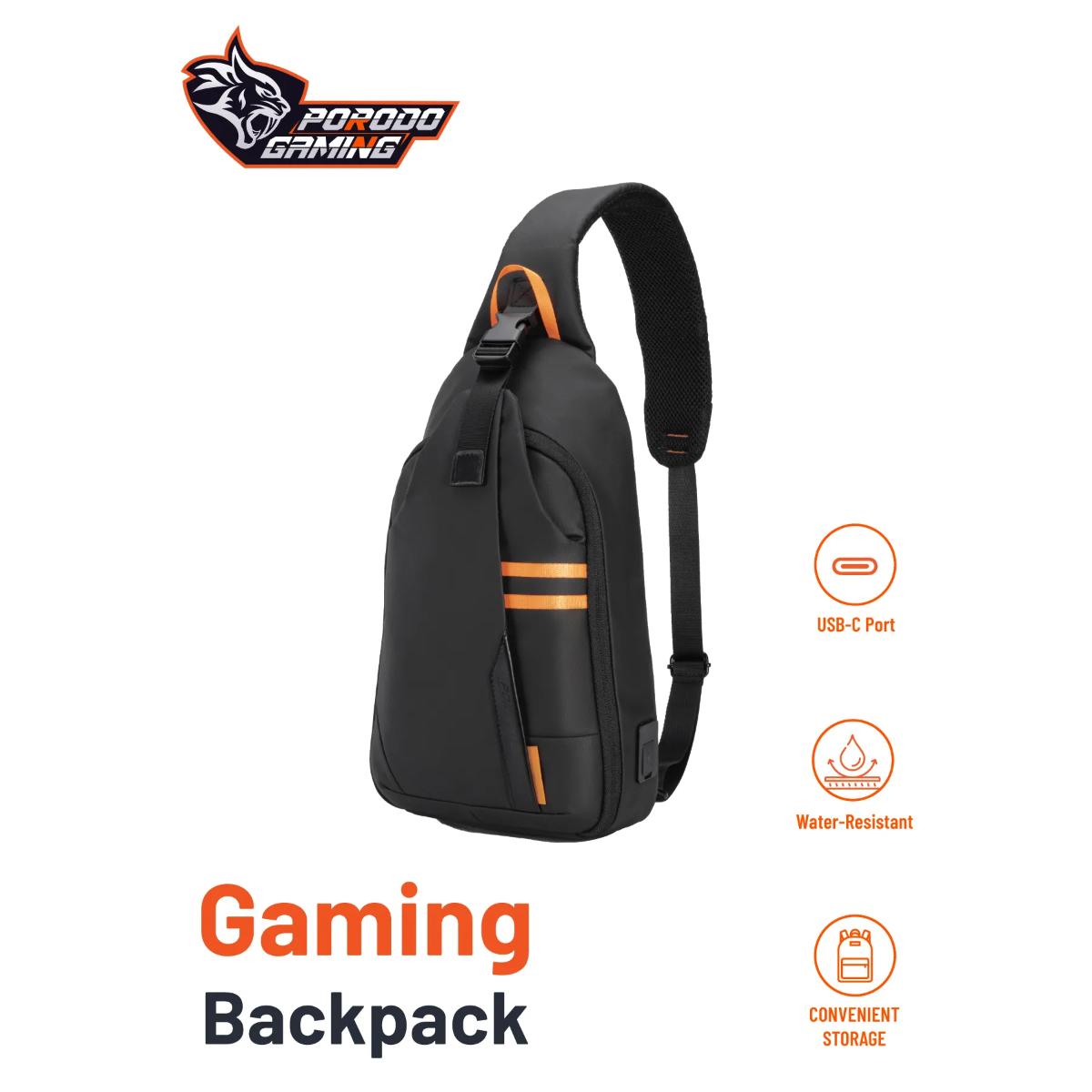 Porodo Gaming USB-C Sling Bag