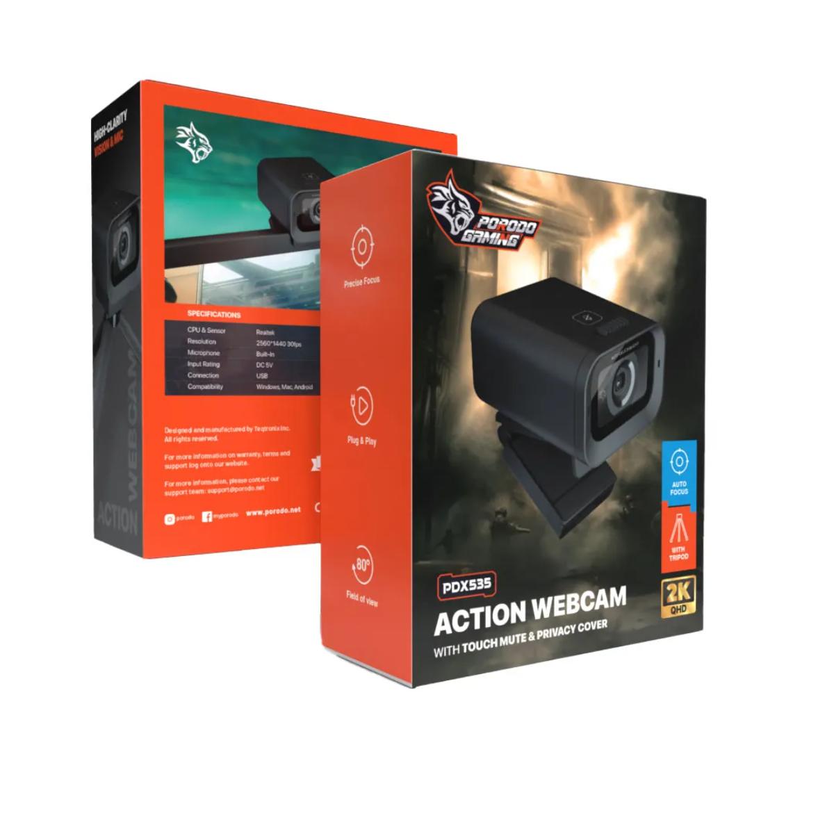 Porodo Gaming Action Webcam