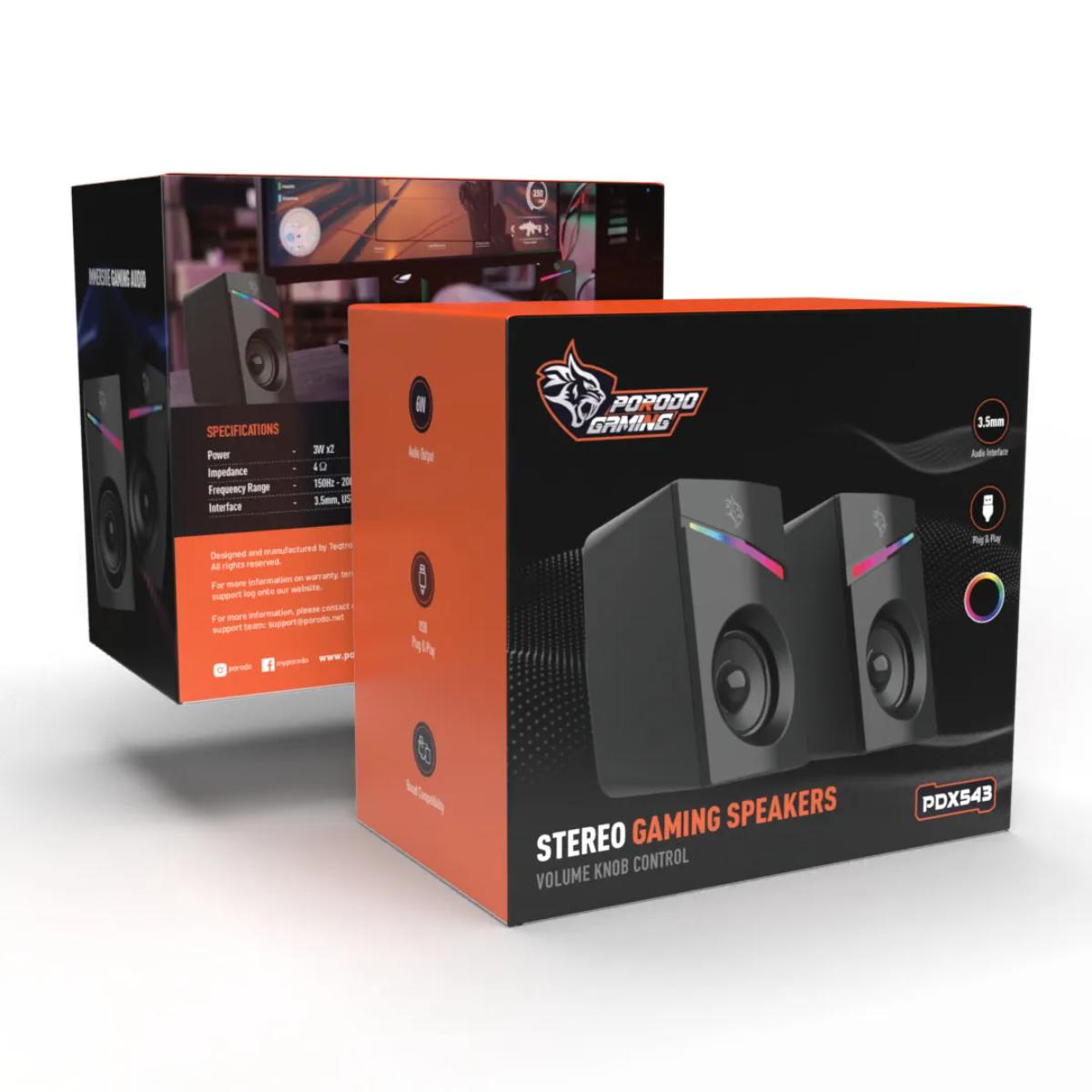 Porodo Speakers Volume Knob Control