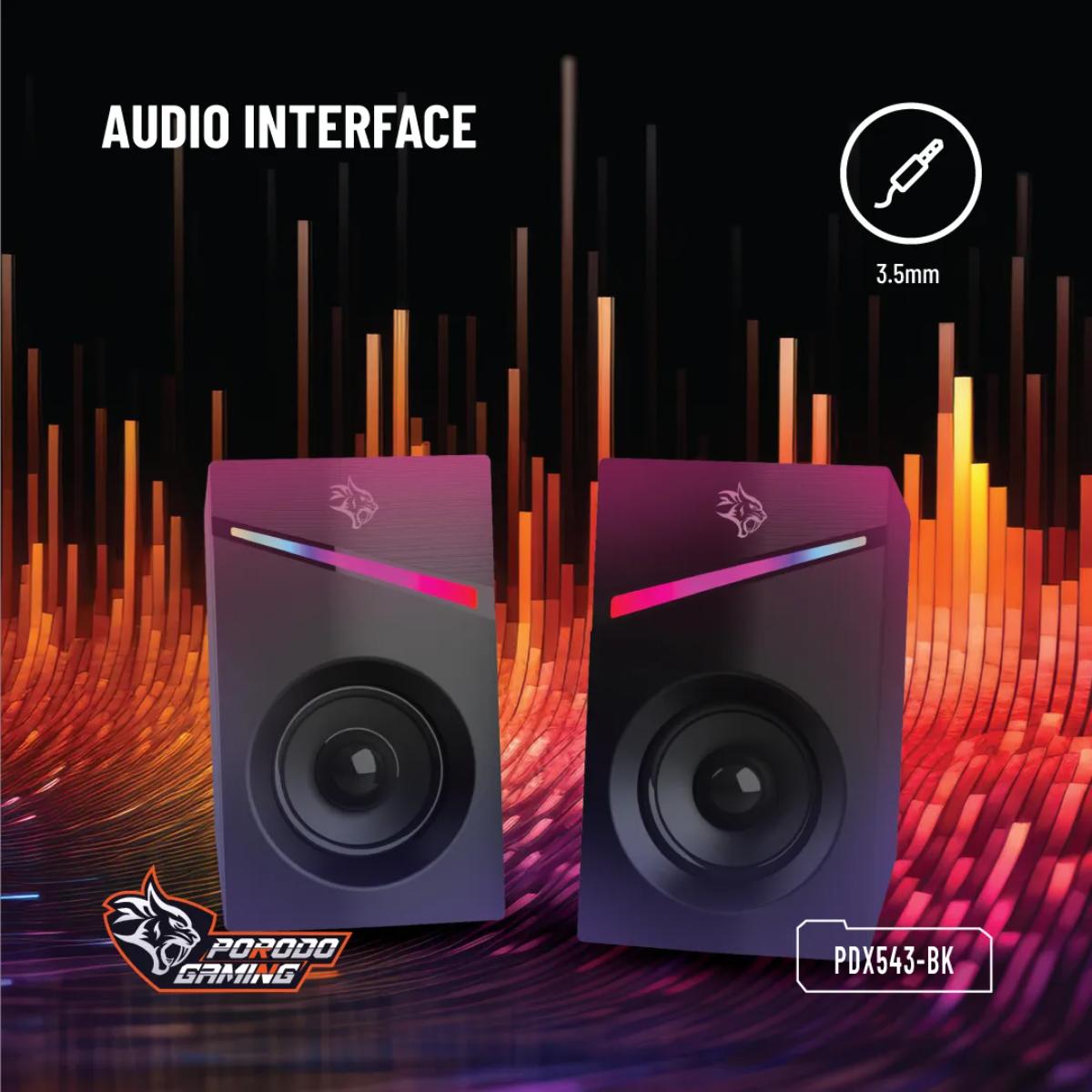 Porodo Speakers Volume Knob Control