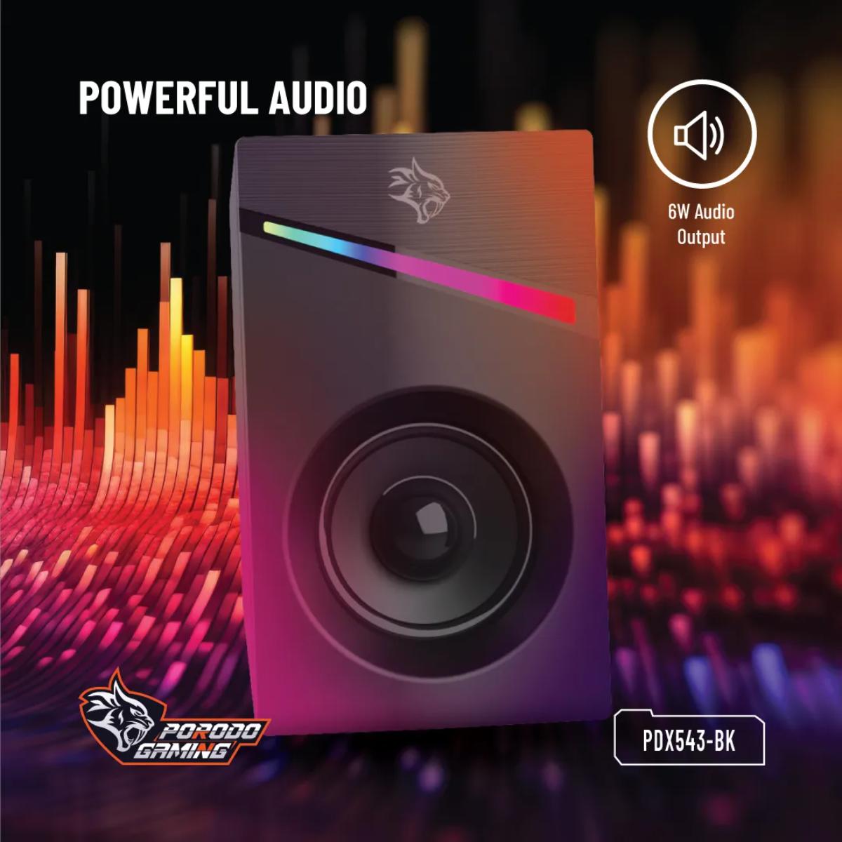 Porodo Speakers Volume Knob Control
