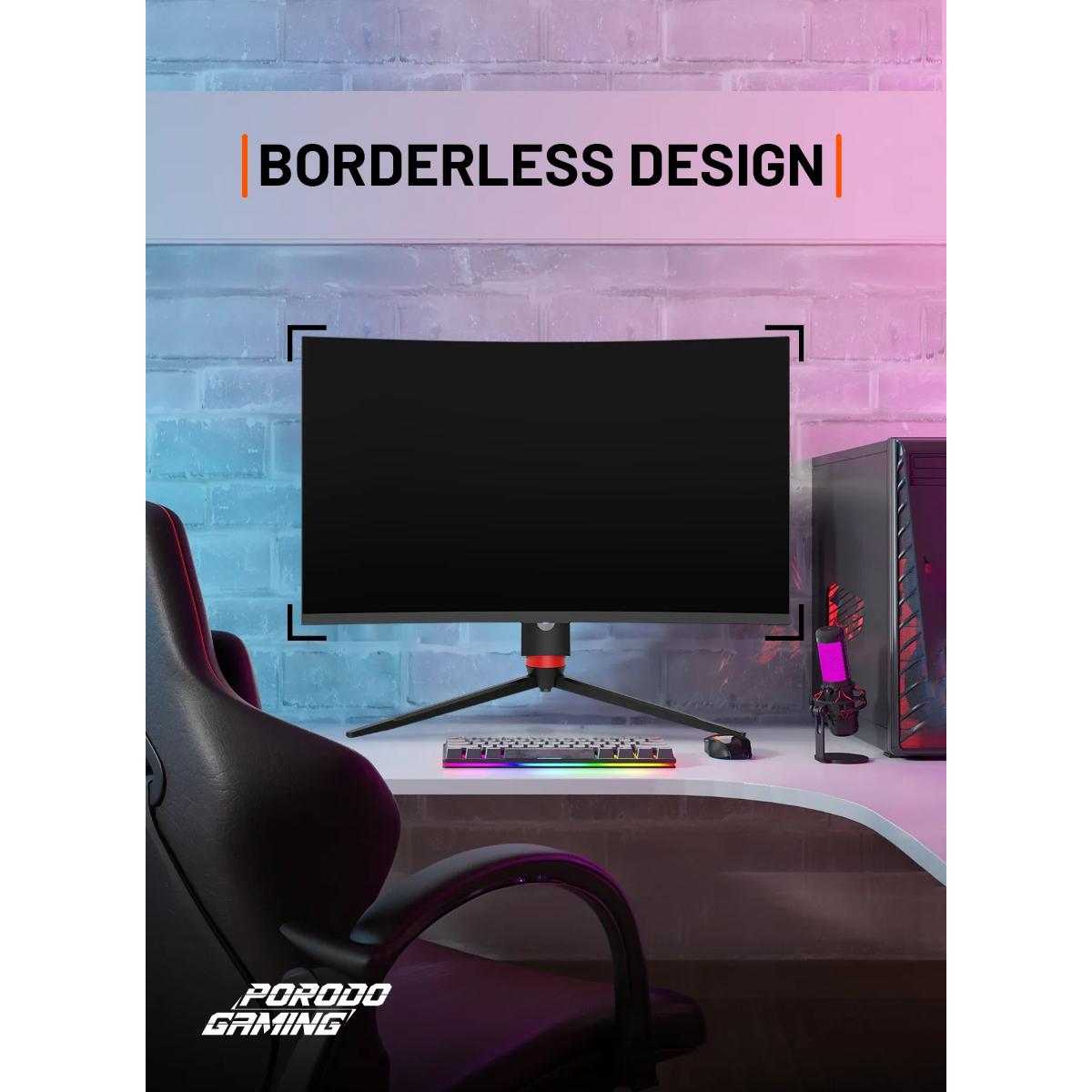 Porodo 27" Curved Gaming Monitor