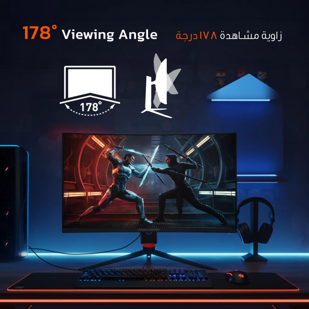 Porodo 27" Curved Gaming Monitor