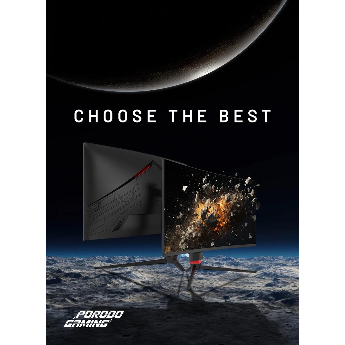 Porodo 27" Curved Gaming Monitor