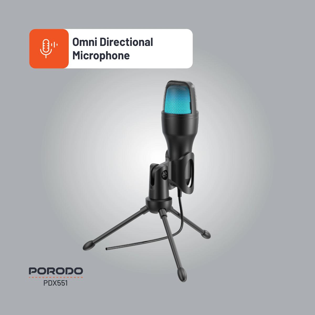 Porodo Gaming Condenser Microphone 