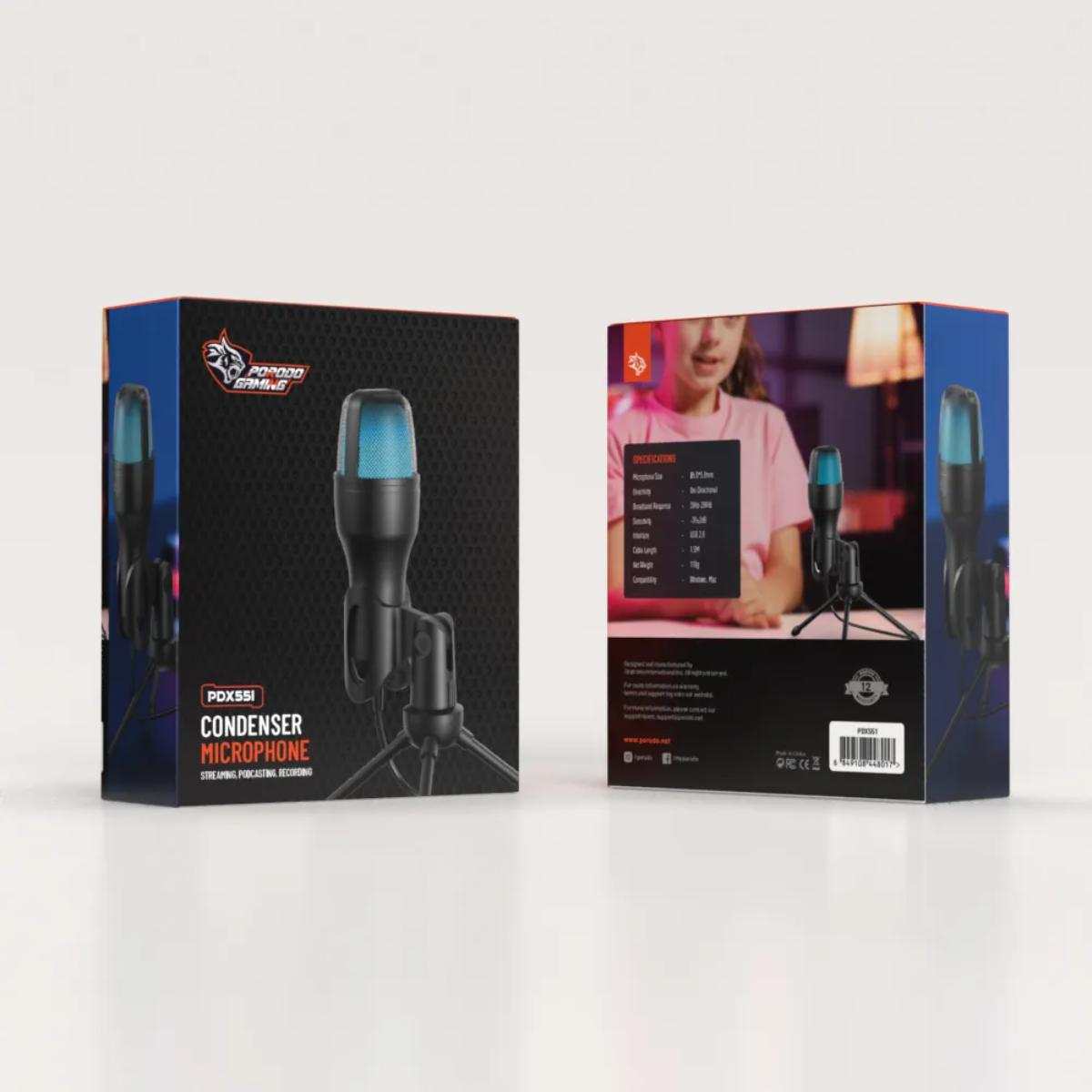 Porodo Gaming Condenser Microphone 
